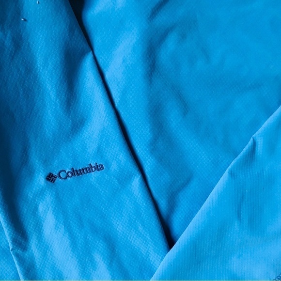 COLUMBIA Jacket Womens Size Medium Full Zip Hooded Interchange Windbreaker - Picture 6 of 8